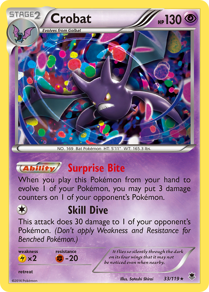 Crobat (33/119) [XY: Phantom Forces] | Local Legends