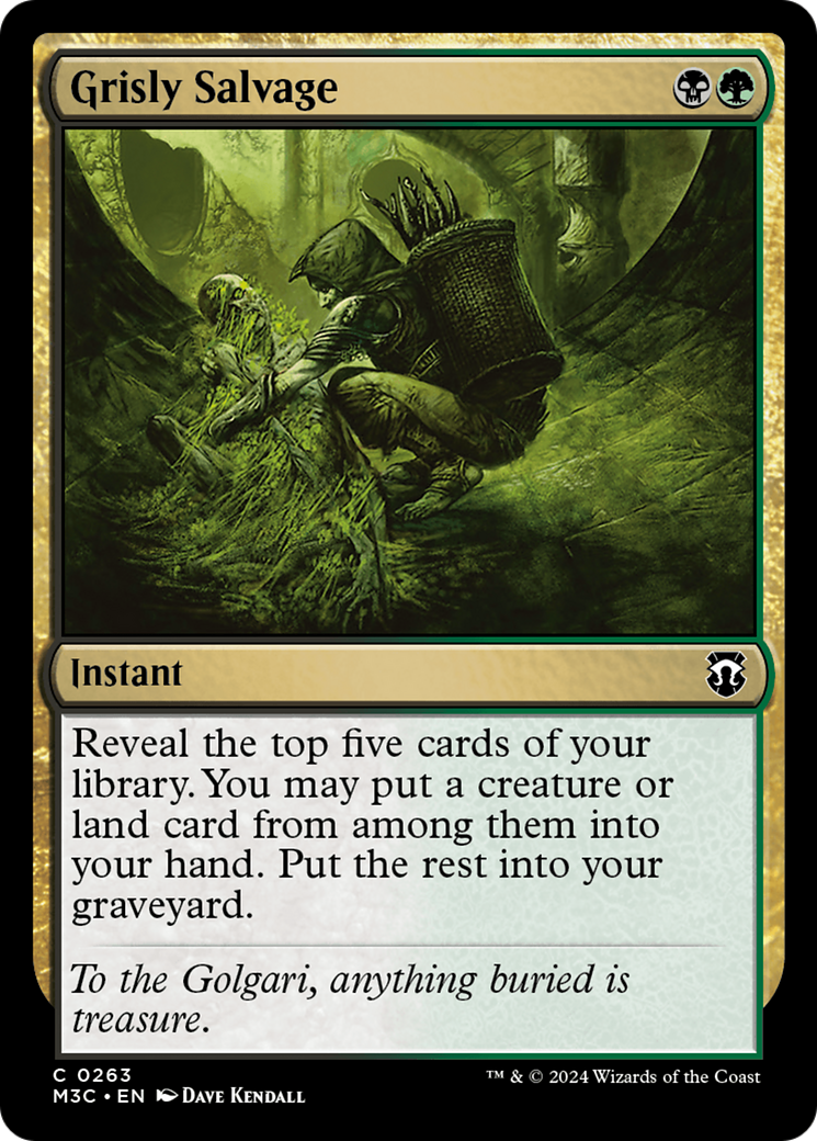 Grisly Salvage (Ripple Foil) [Modern Horizons 3 Commander] | Local Legends