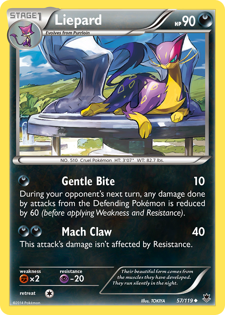 Liepard (57/119) [XY: Phantom Forces] | Local Legends