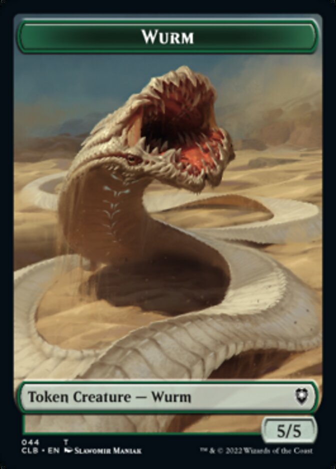 Phyrexian Beast // Wurm Double-Sided Token [Commander Legends: Battle for Baldur's Gate Tokens] | Local Legends