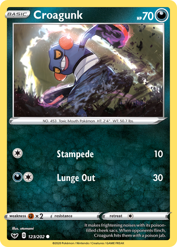 Croagunk (123/202) [Sword & Shield: Base Set] | Local Legends