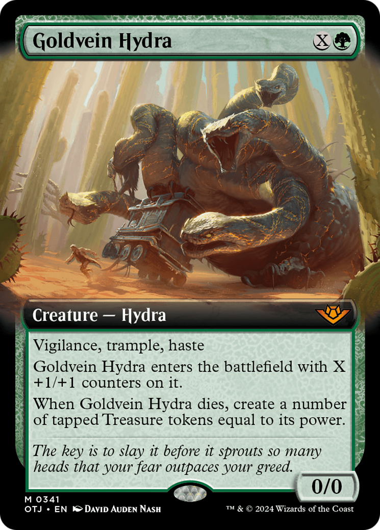 Goldvein Hydra (Extended Art) [Outlaws of Thunder Junction] | Local Legends