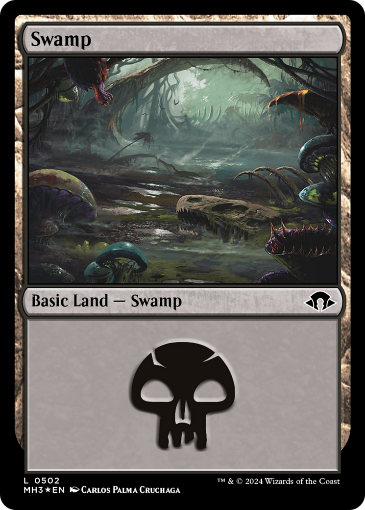 Swamp (0502) (Ripple Foil) [Modern Horizons 3] | Golgari Games