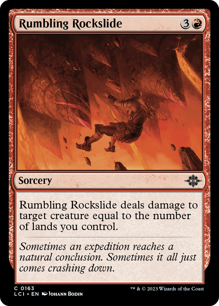 Rumbling Rockslide [The Lost Caverns of Ixalan] | Golgari Games