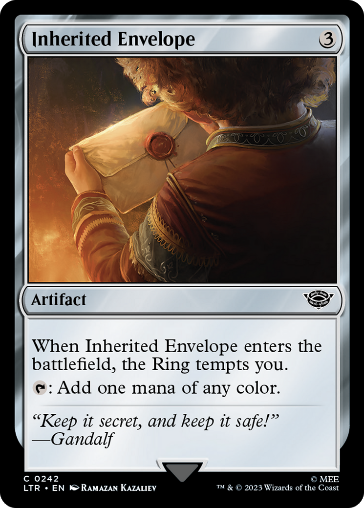 Inherited Envelope [The Lord of the Rings: Tales of Middle-Earth] | Local Legends