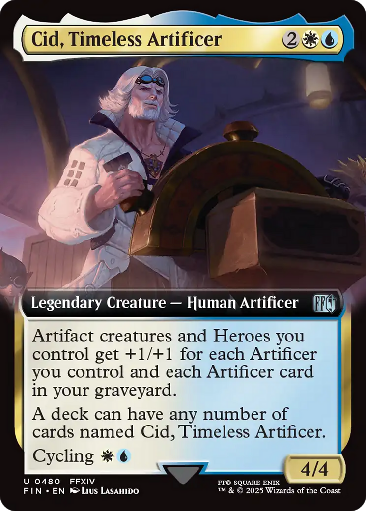 Cid, Timeless Artificer (Extended Art) [FINAL FANTASY] | Local Legends