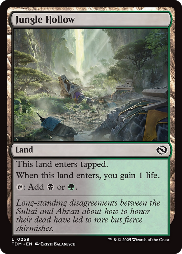 Jungle Hollow [Tarkir: Dragonstorm] | Local Legends