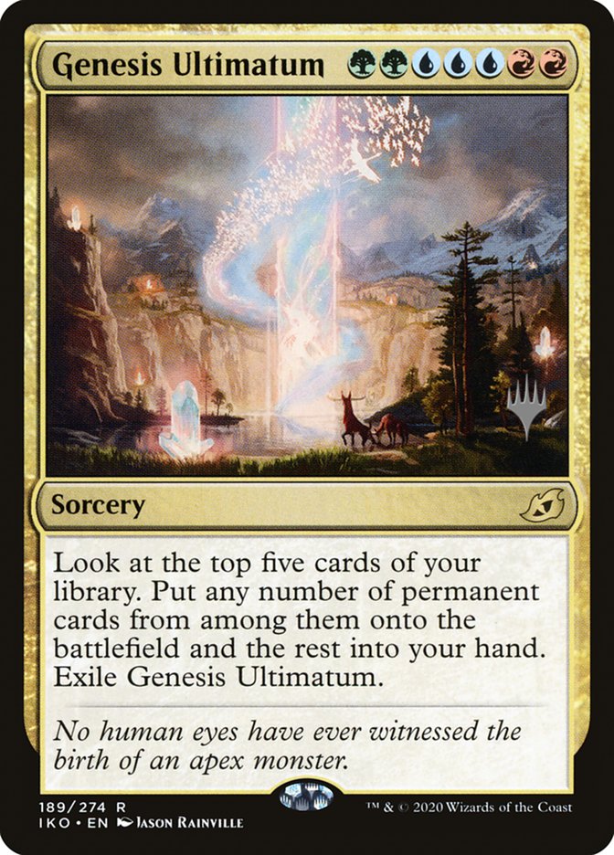 Genesis Ultimatum (Promo Pack) [Ikoria: Lair of Behemoths Promos] | Local Legends