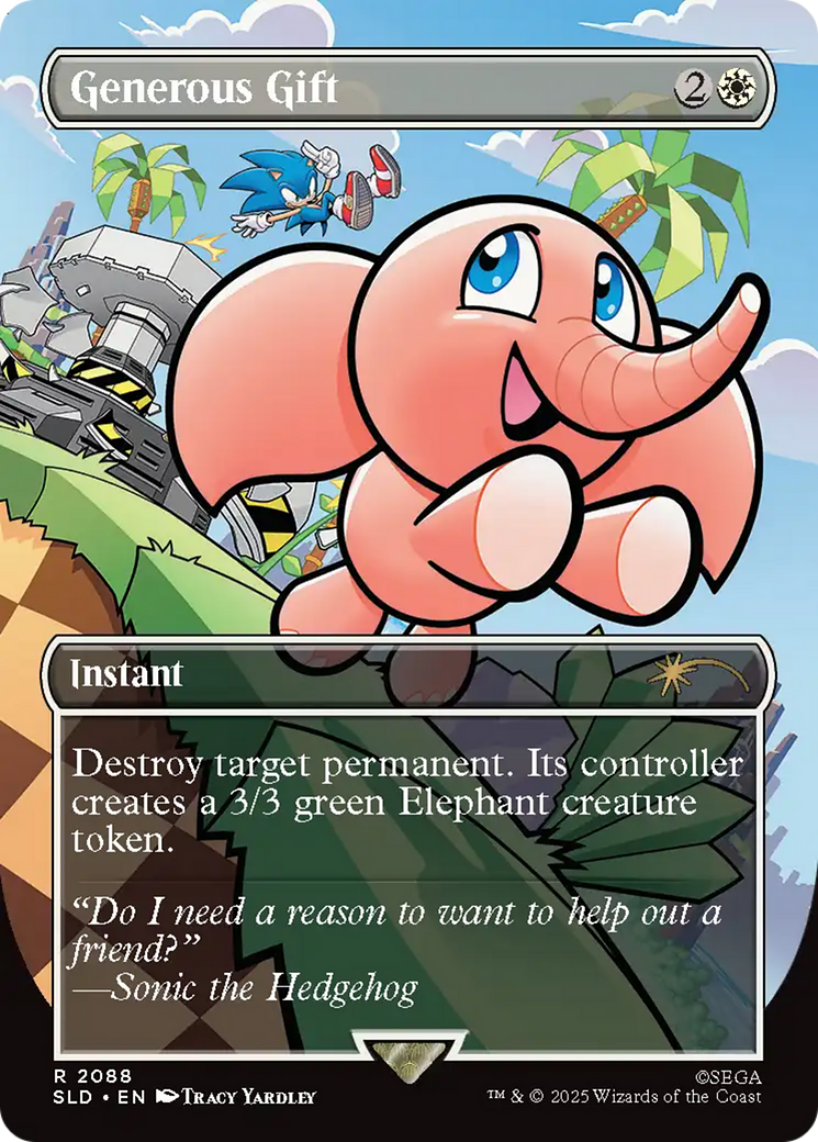 Generous Gift (2088) (Rainbow Foil) [Secret Lair Drop Series] | Local Legends