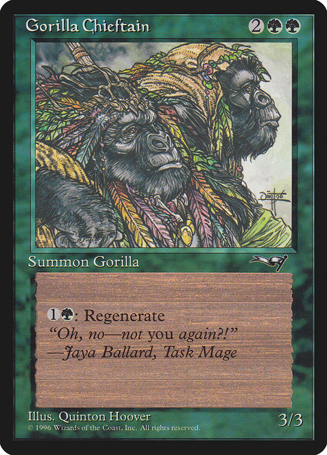 Gorilla Chieftain (Two Gorilla Art) [Alliances] | Local Legends