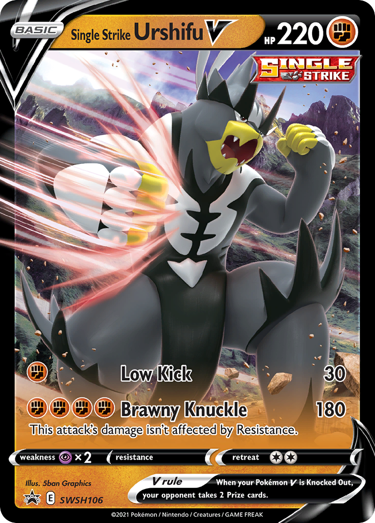 Single Strike Urshifu V (SWSH106) [Sword & Shield: Black Star Promos] | Local Legends