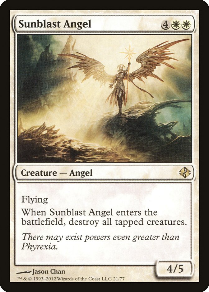 Sunblast Angel [Duel Decks: Venser vs. Koth] | Local Legends