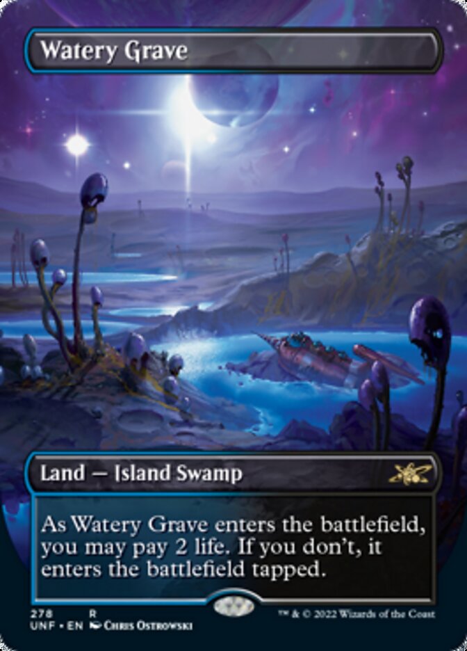 Watery Grave (Borderless) [Unfinity] | Golgari Games