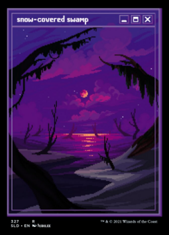 Snow-Covered Swamp (327) [Secret Lair Drop Series] | Local Legends