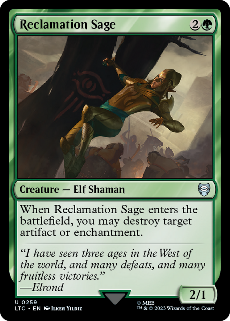 Reclamation Sage [The Lord of the Rings: Tales of Middle-Earth Commander] | Local Legends