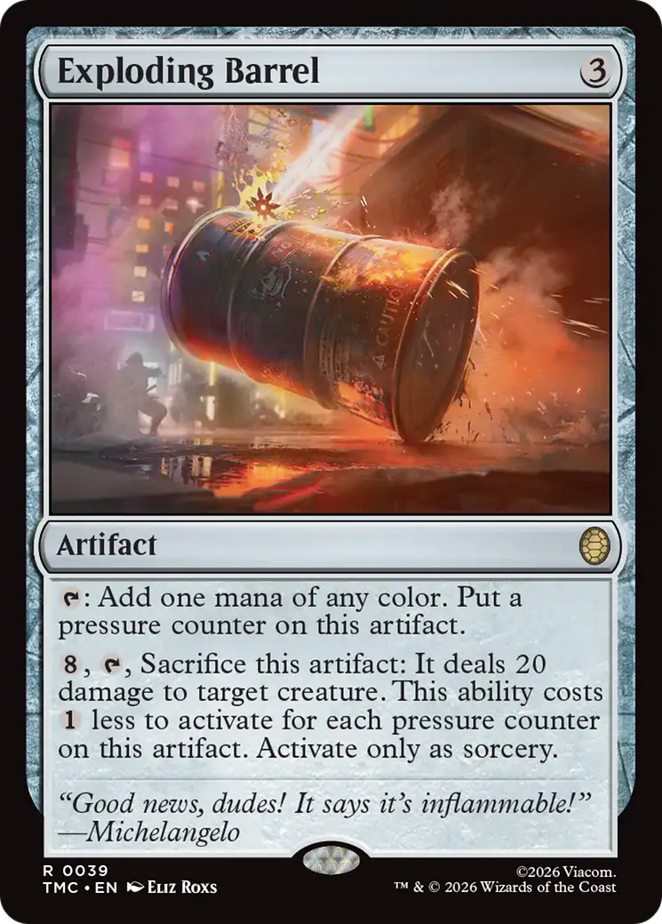 Exploding Barrel [Teenage Mutant Ninja Turtles Commander] | Local Legends
