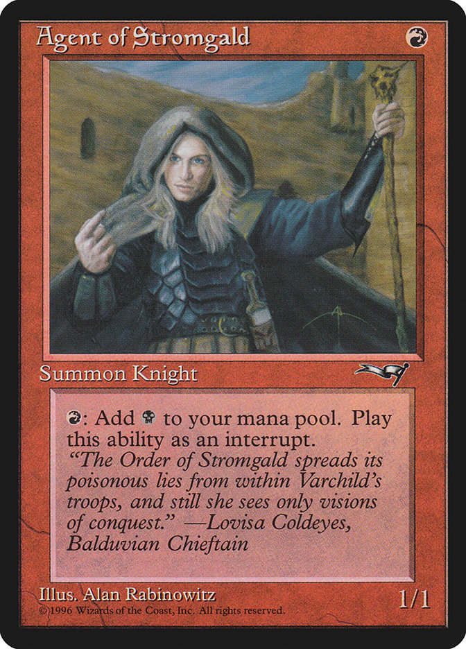 Agent of Stromgald (Holding Staff) [Alliances] | Local Legends