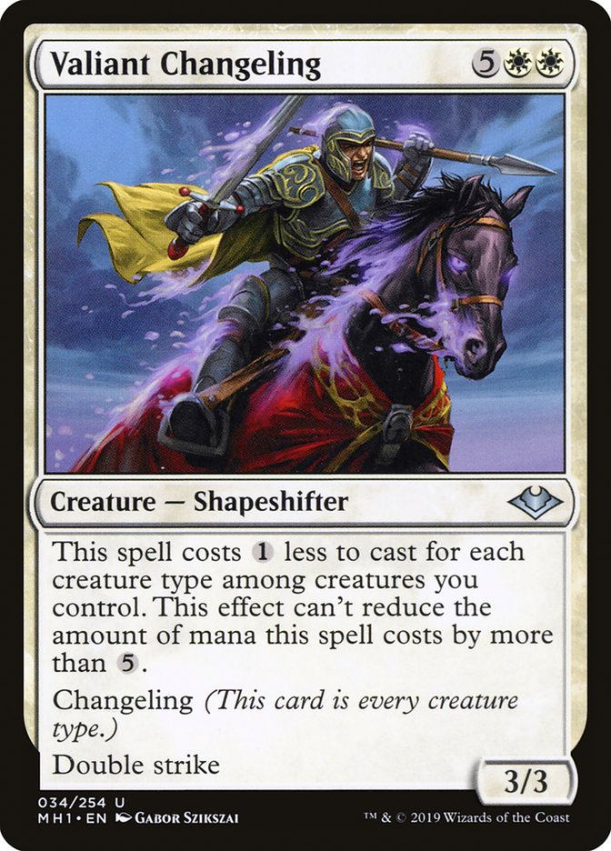 Valiant Changeling [Modern Horizons] | Local Legends