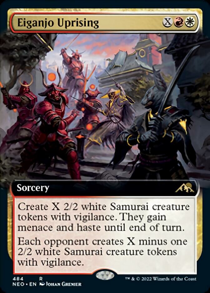 Eiganjo Uprising (Extended Art) [Kamigawa: Neon Dynasty] | Local Legends