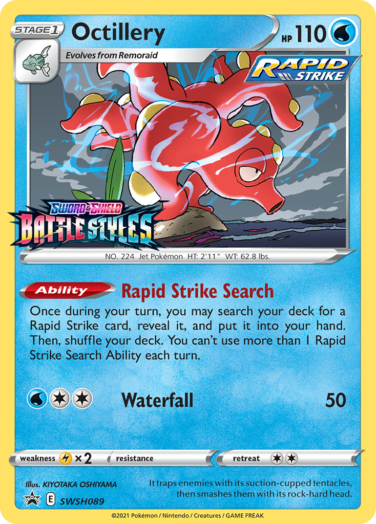 Octillery (SWSH089) (Prerelease Promo) [Sword & Shield: Black Star Promos] | Local Legends