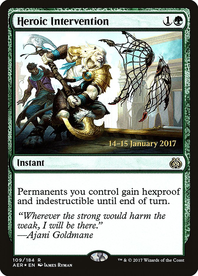 Heroic Intervention [Aether Revolt Prerelease Promos] | Local Legends