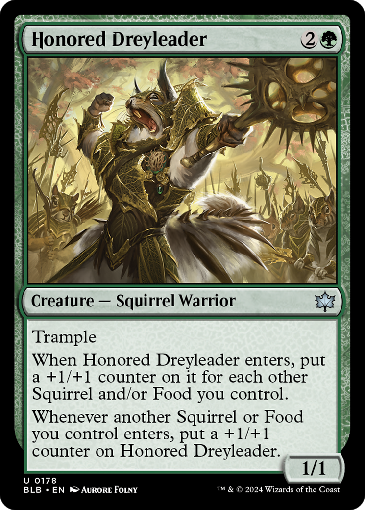 Honored Dreyleader [Bloomburrow] | Golgari Games