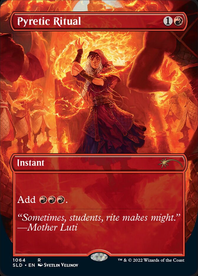 Pyretic Ritual (Borderless) [Secret Lair Drop Series] | Local Legends