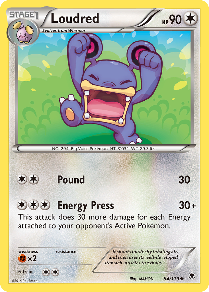 Loudred (84/119) [XY: Phantom Forces] | Local Legends
