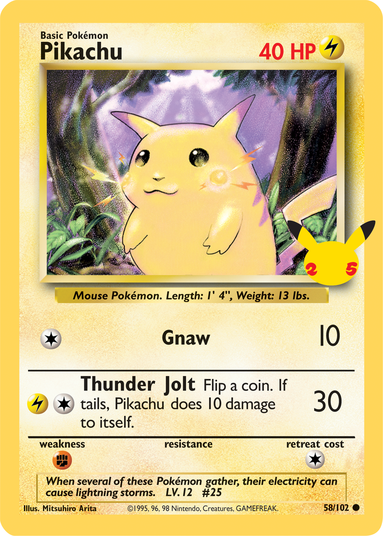 Pikachu (58/102) (Jumbo Card) [First Partner Pack] | Golgari Games