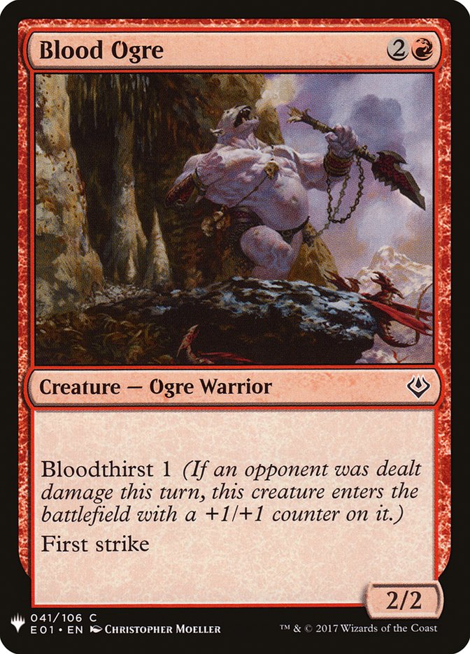 Blood Ogre [Mystery Booster] | Local Legends