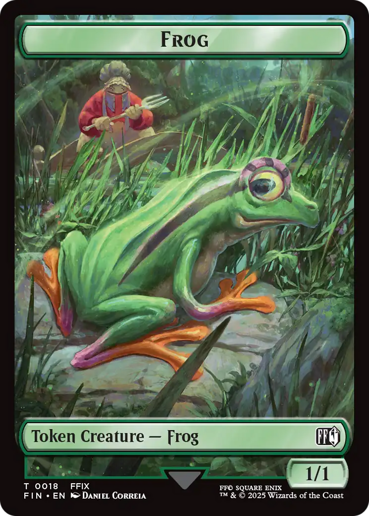 Hero (0008) // Frog Double-Sided Token [FINAL FANTASY Tokens] | Local Legends