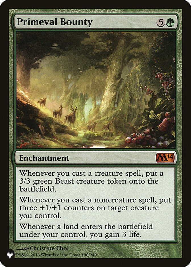 Primeval Bounty [The List] | Local Legends