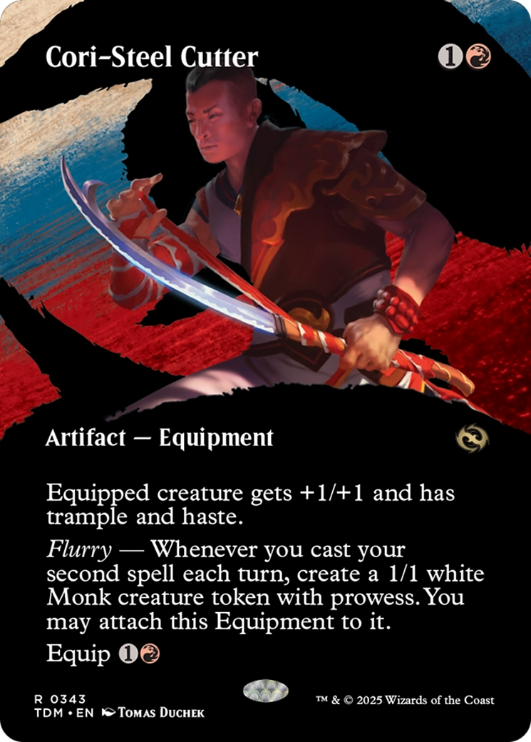 Cori-Steel Cutter (Borderless) [Tarkir: Dragonstorm] | Local Legends