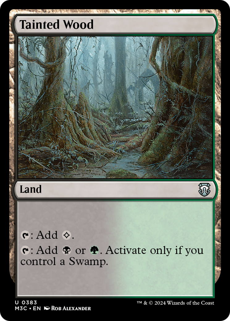 Tainted Wood (Ripple Foil) [Modern Horizons 3 Commander] | Local Legends