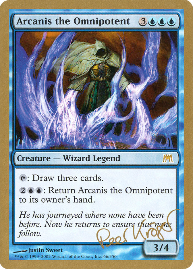 Arcanis the Omnipotent (Peer Kroger) [World Championship Decks 2003] | Golgari Games