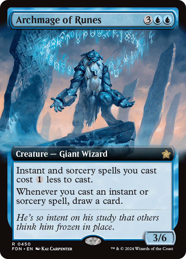 Archmage of Runes (Extended Art) [Foundations] | Local Legends