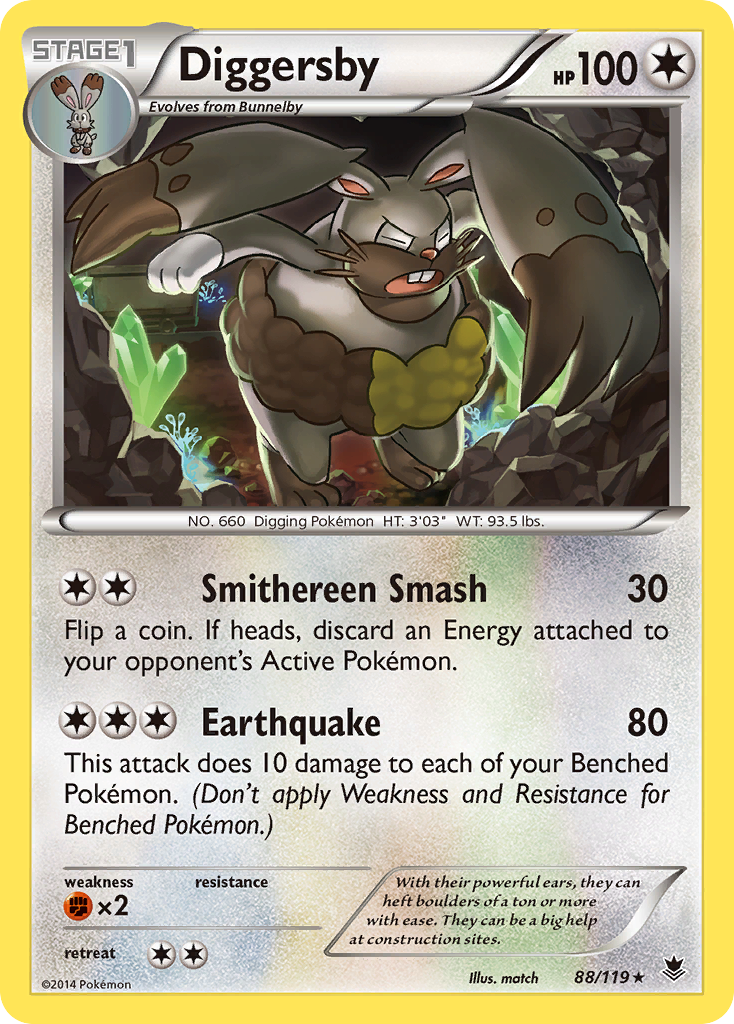 Diggersby (88/119) [XY: Phantom Forces] | Local Legends