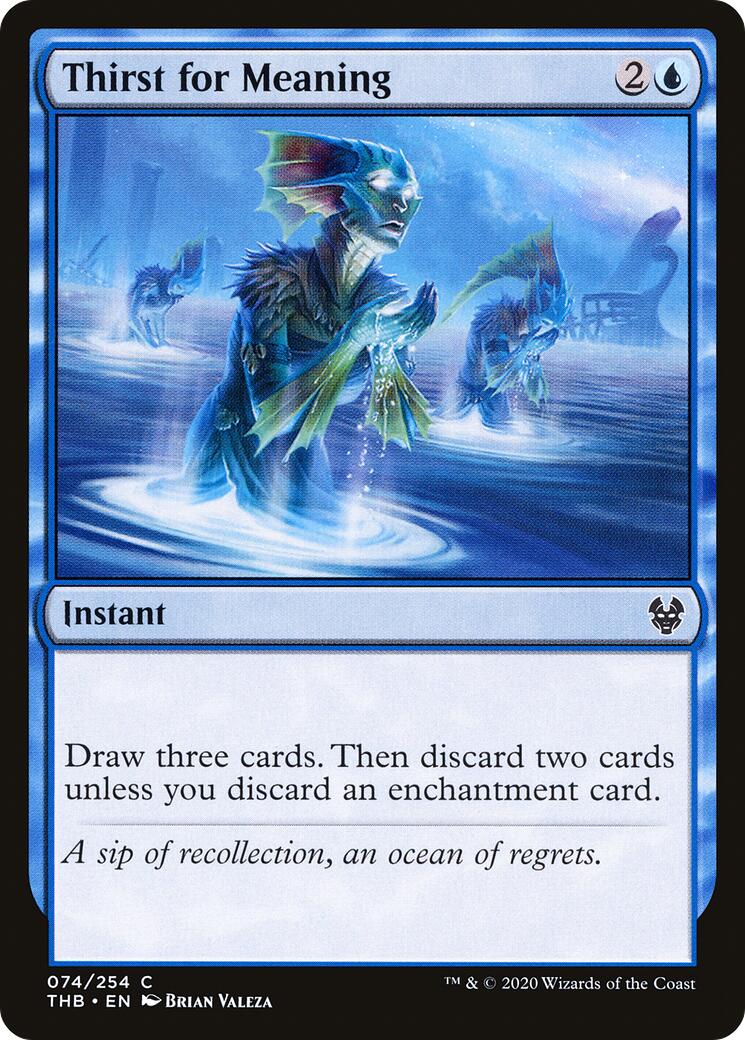 Thirst for Meaning | Local Legends