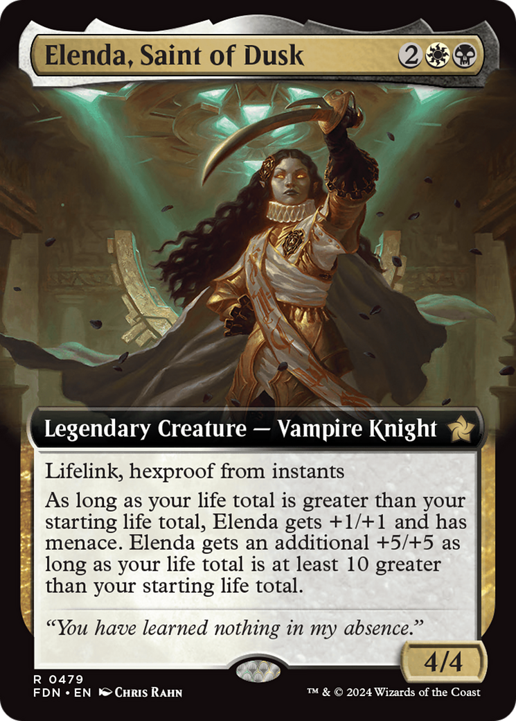 Elenda, Saint of Dusk (Extended Art) [Foundations] | Local Legends