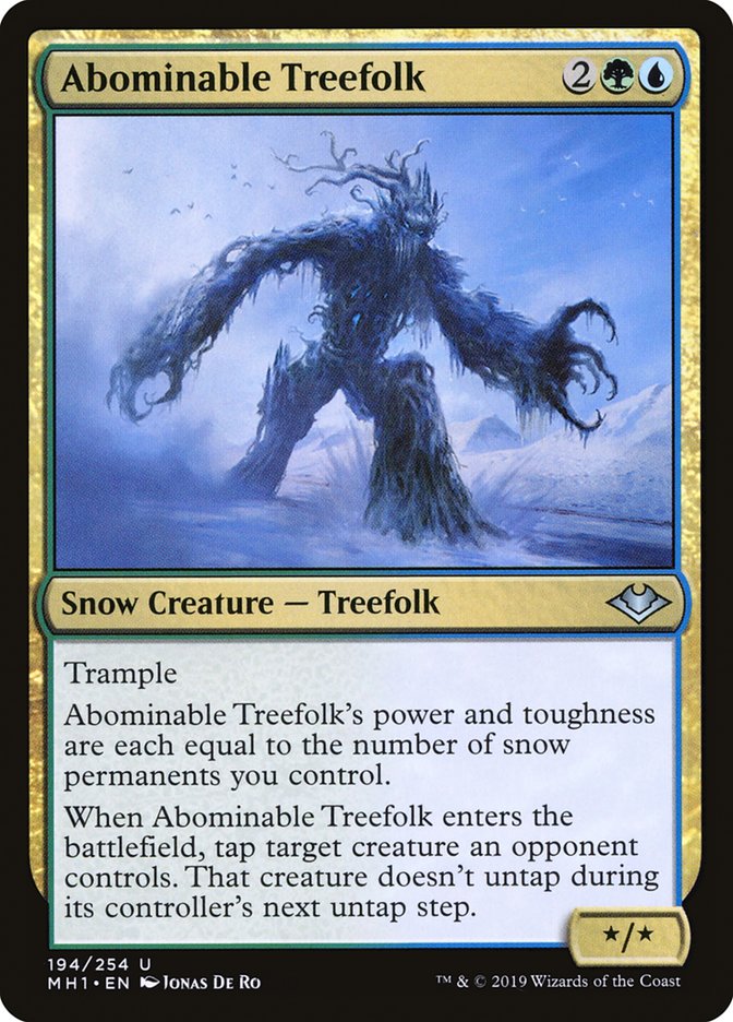 Abominable Treefolk [Modern Horizons] | Golgari Games