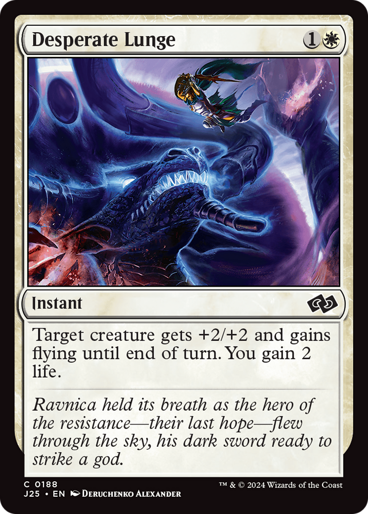 Desperate Lunge [Foundations Jumpstart] | Local Legends
