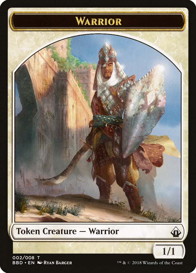 Warrior Token [Battlebond Tokens] | Golgari Games