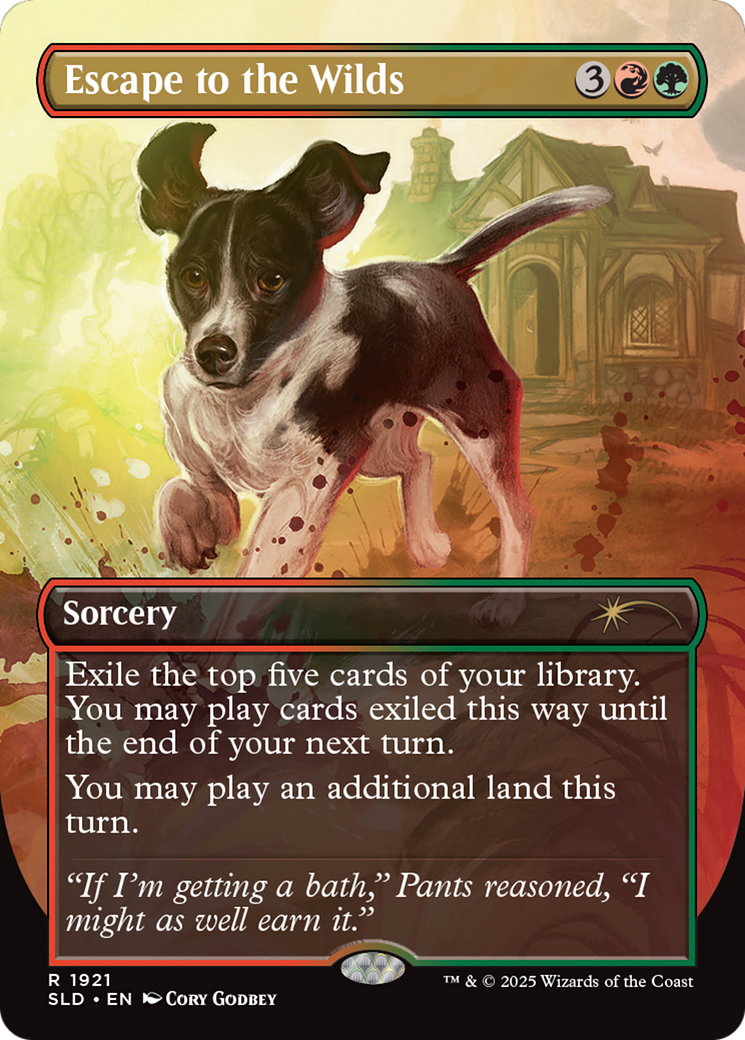 Escape to the Wilds (1921) (Rainbow Foil) [Secret Lair Drop Series] | Local Legends