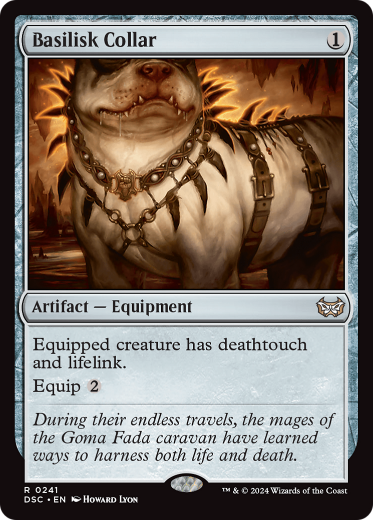 Basilisk Collar [Duskmourn: House of Horror Commander] | Local Legends