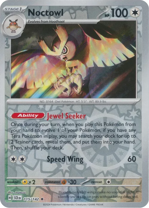 Noctowl (115/142) [Scarlet & Violet: Stellar Crown] | Golgari Games