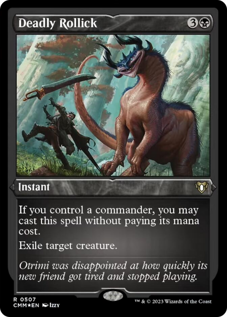 Deadly Rollick (Foil Etched) [Commander Masters] | Local Legends