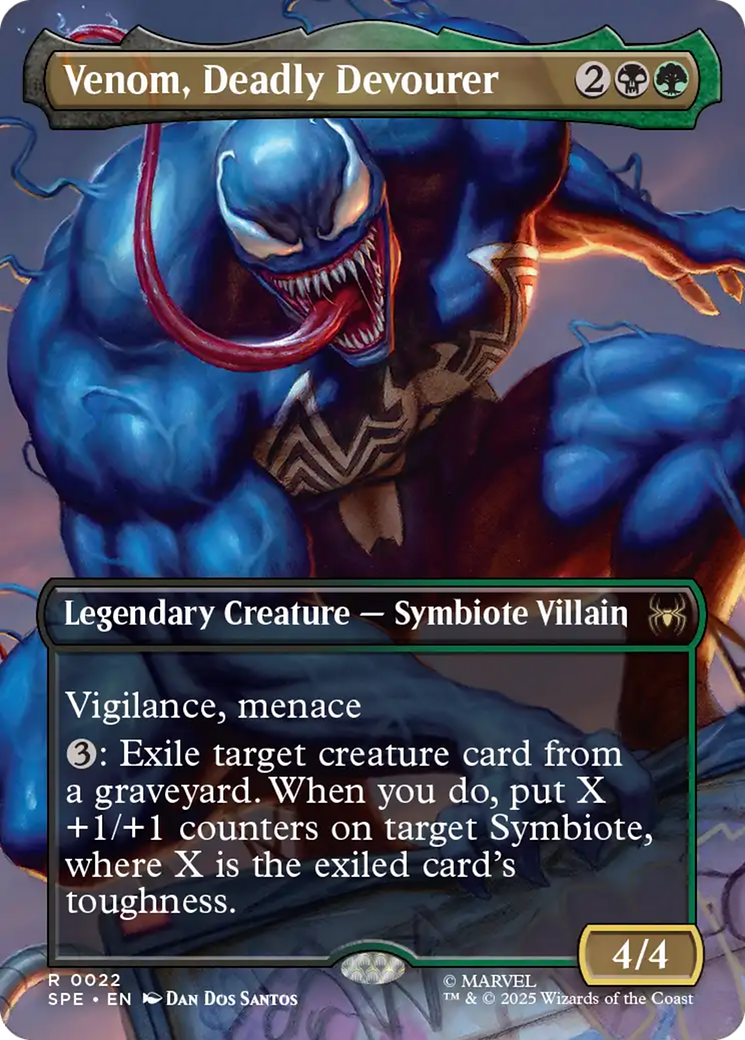 Venom, Deadly Devourer (Borderless) [Marvel's Spider-Man: Eternal-Legal] | Local Legends