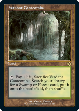 Verdant Catacombs (Retro Foil Etched) [Modern Horizons 2] | Golgari Games