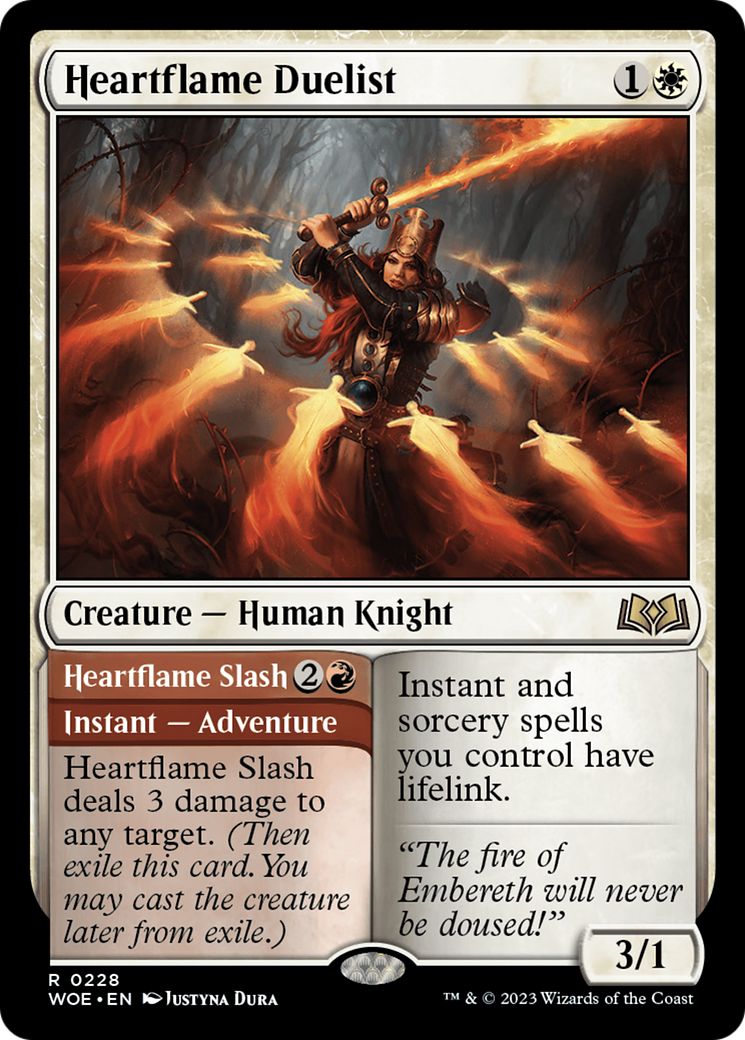 Heartflame Duelist // Heartflame Slash [Wilds of Eldraine] | Local Legends