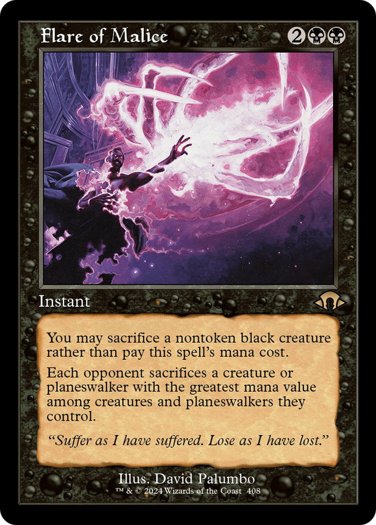 Flare of Malice (Retro) [Modern Horizons 3] | Local Legends